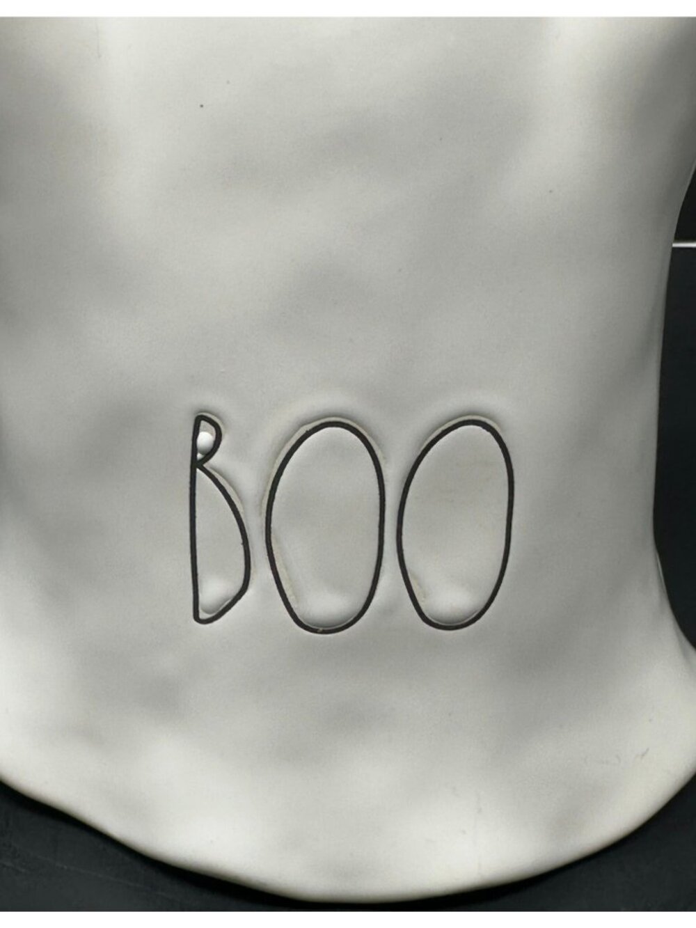 RAE DUNN Boo Ghost 8" Ceramic Figurine Halloween Online Exclusive - Picture 8 of 9